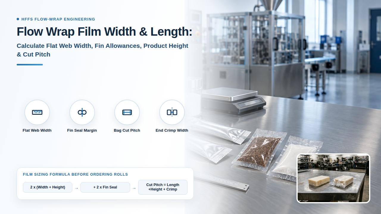Flow Wrap Film Width and Bag Length: Sizing Guide